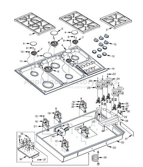 bluestar gas range parts